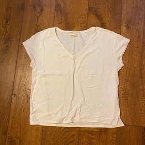 Madewell Boxy Cotton V Neck